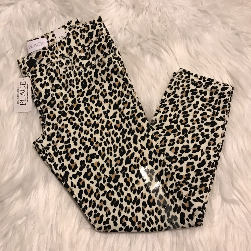 Children’s Place animal print jeggings/pants sz 6